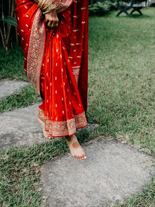 साउथ इंडियन ब्राइड का परफेक्ट लुक: सामंथा रुथ प्रभु लाल कांजीवरम में छाईं