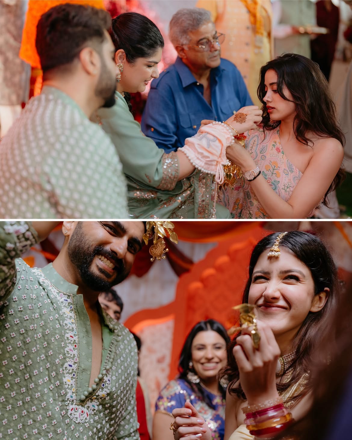 अंशुला कपूर की प्री-वेडिंग सेलिब्रेशन की कलीरे सेरेमनी की तस्वीरें हुईं वायरल