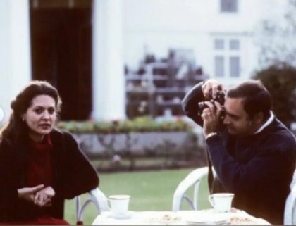 राजीव गांधी के साथ खुशियों के पल