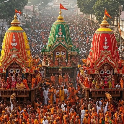 आज से शुरू हो गई है जगन्नाथ पुरी की प्रसिद्ध रथ यात्रा।