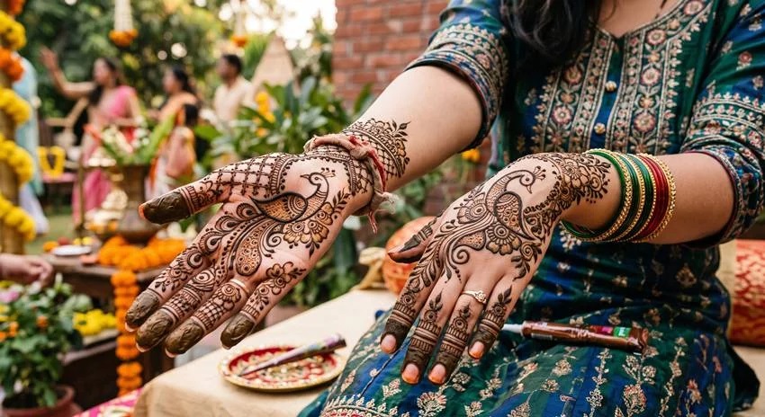 पहले सावन सोमवार के लिए बेस्ट और आसान मेहंदी डिज़ाइन देखें।