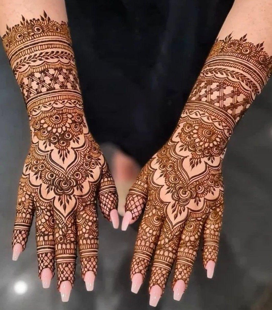 जालीदार डिजाइन मेहंदी डिजाइन