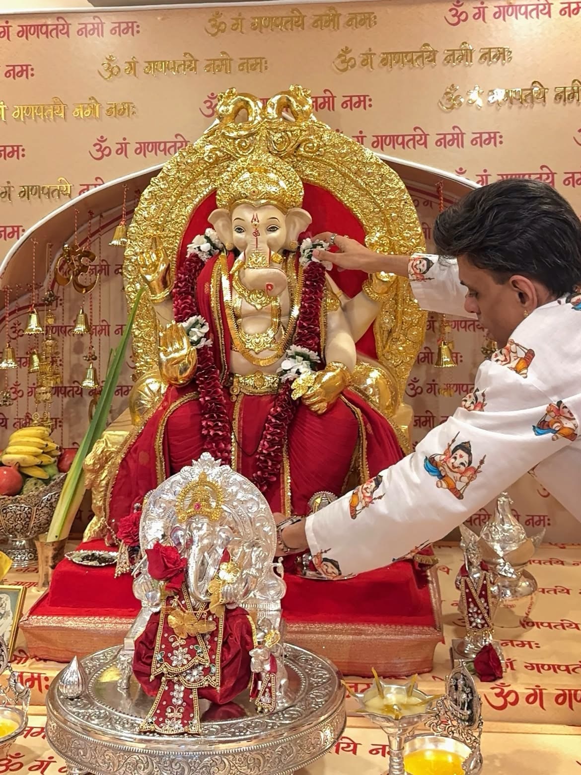 गणपति बप्पा का घर में हुआ स्वागत