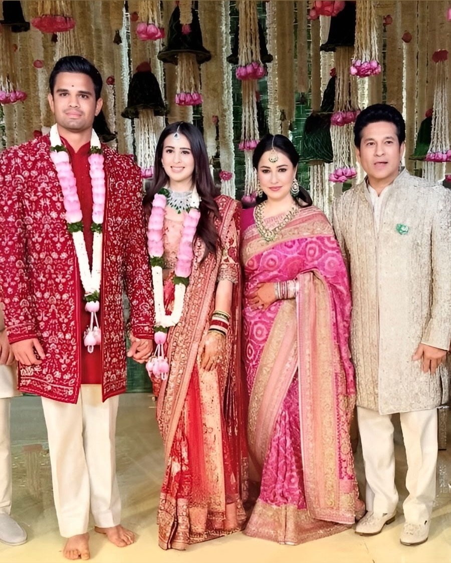 अर्जुन तेंदुलकर की शादी की पहली तस्वीर ने जीता फैंस का दिल