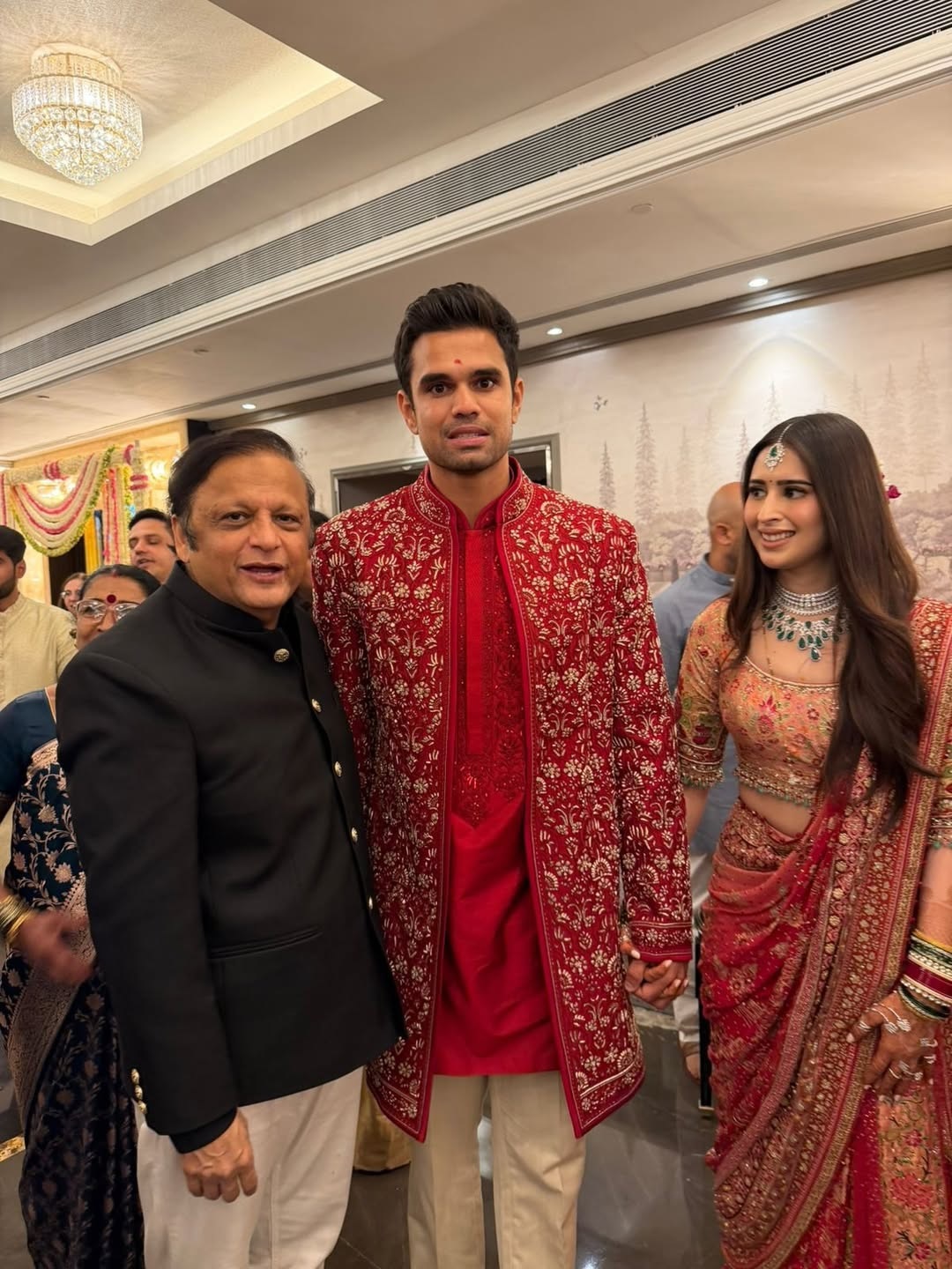 अर्जुन की शादी में पिता सचिन का खास अंदाज