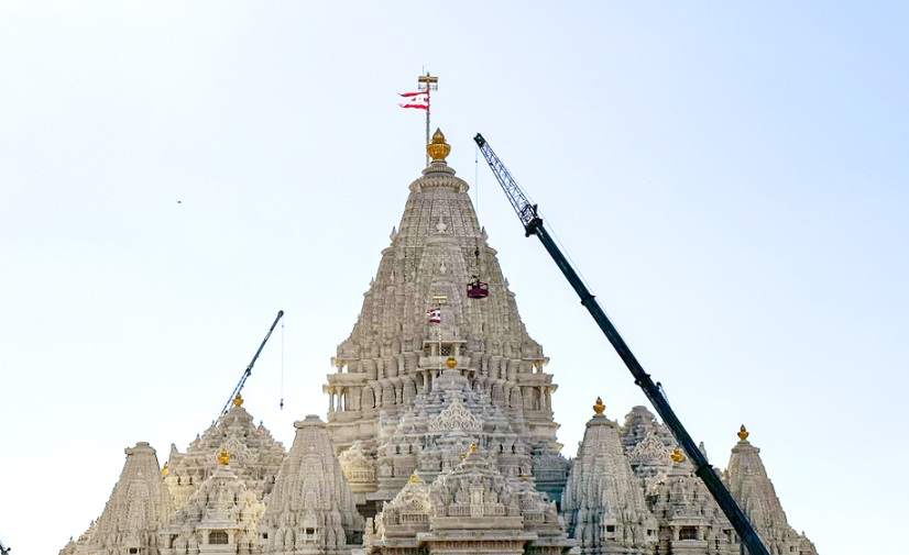 न्यू जर्सी में बन रहा है  दुनिया का दूसरे सबसे बड़ा हिंदू मंदिर