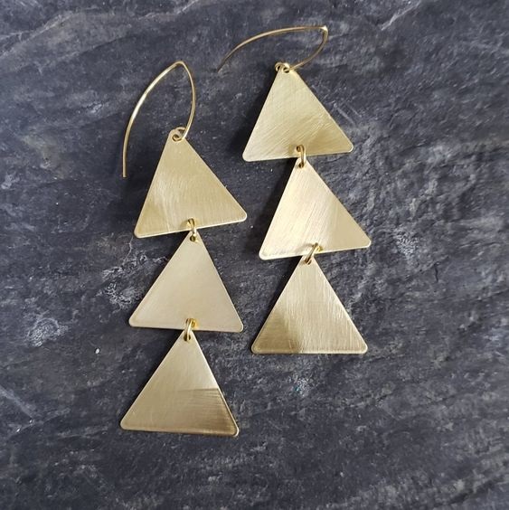 Multi Triangle Earrings