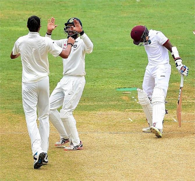  भारत और वैस्टइंडीज के बीच दूसरा टैस्ट ड्रा 