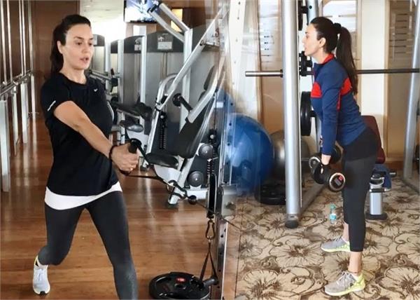 PunjabKesari, Preity Zinta Image, प्रिटी जिंटा फिटनेस सीक्रेट इमेज, Celebrity fitness Image