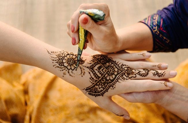 PunjabKesari,  mehndi design image, मेहँदी डिजाइन इमेज 