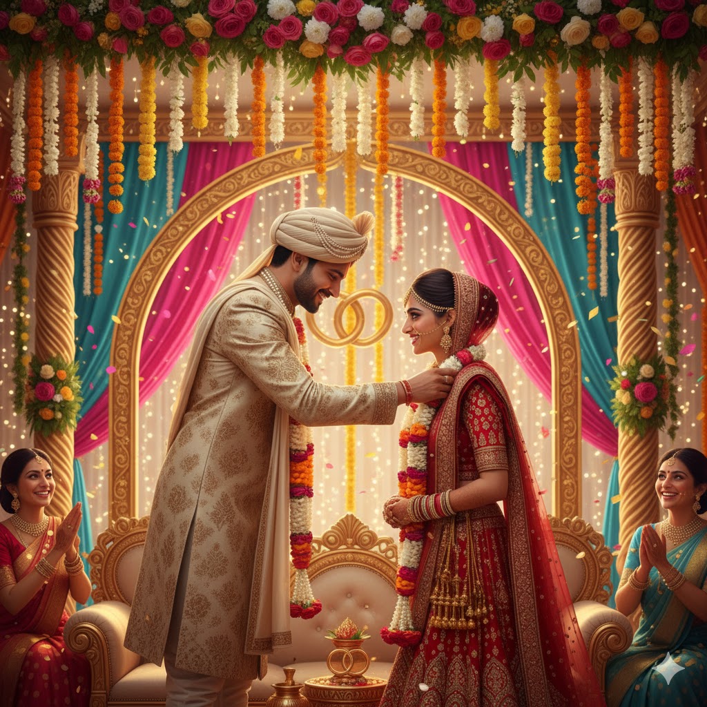 PunjabKesari Varmala Rituals