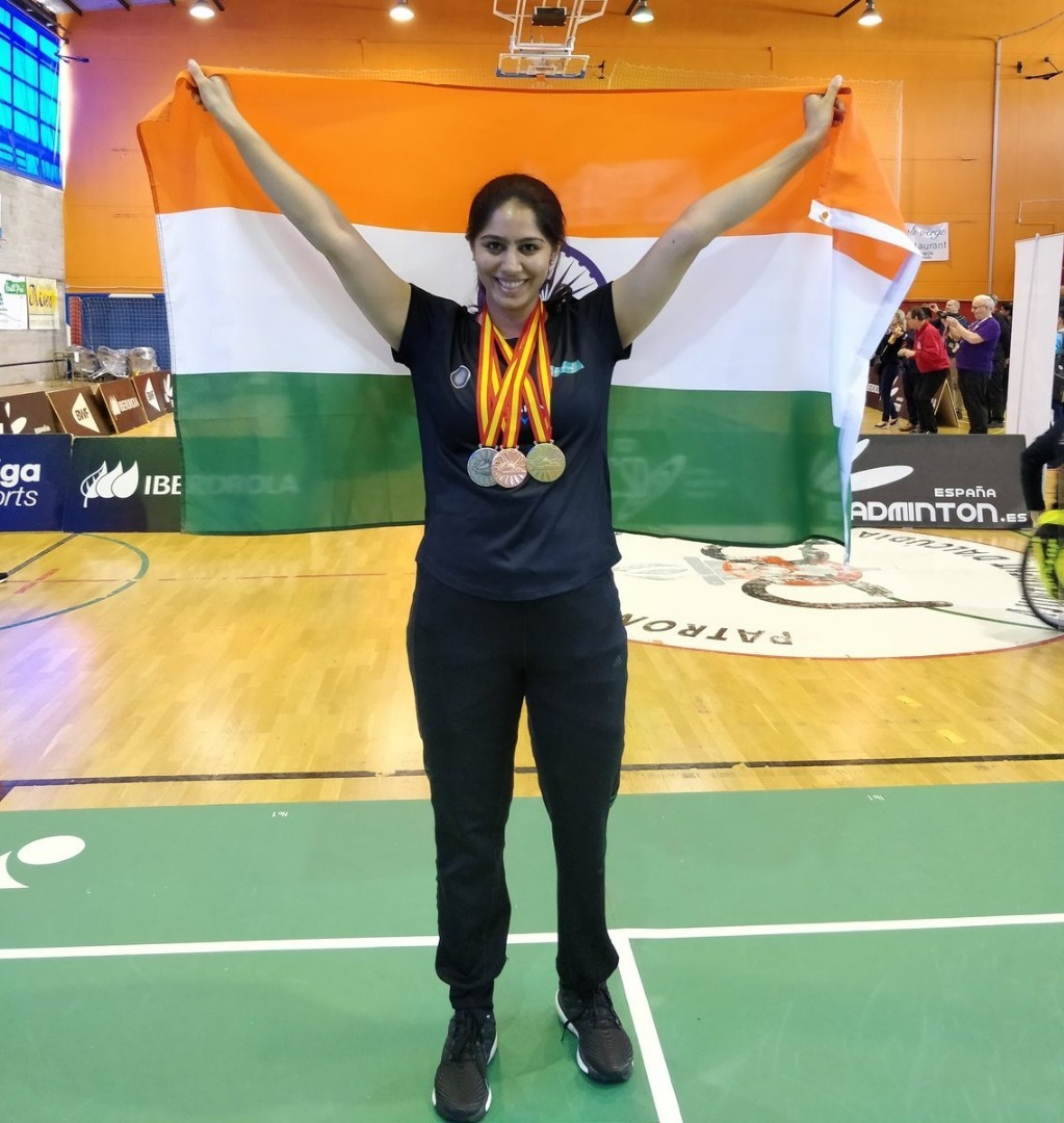 PunjabKesari,Manasi Joshi Paralympics, Badminton, Nari