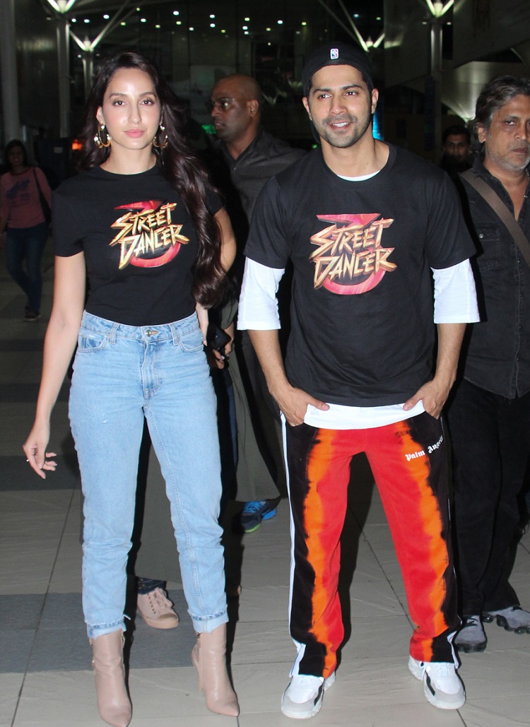 PunjabKesari,Varun Dhawan image, Varun Dhawan photo, Varun Dhawan pictures, Nora Fatehi image, Nora Fatehi photo, Nora Fatehi pictures