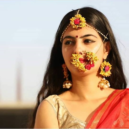 PunjabKesari, फ्लोरल नथ इमेज,फ्लोरल ज्वेलरी डिज़ाइन इमेज, Floral Nath Design Image