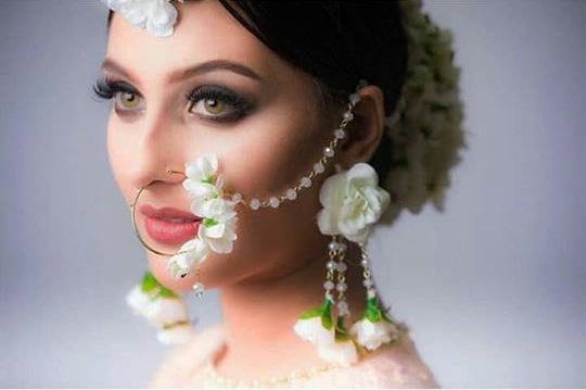 PunjabKesari, फ्लोरल नथ इमेज,फ्लोरल ज्वेलरी डिज़ाइन इमेज, Floral Nath Design Image