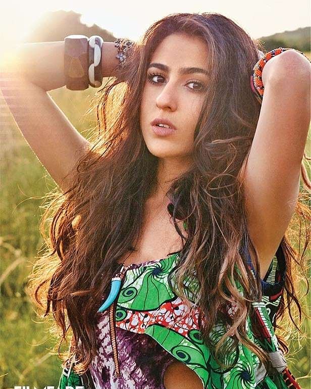 PunjabKesari, Sara Ali Khan, Filmfare Magazine, सारा का बोल्ड फोटोशूट