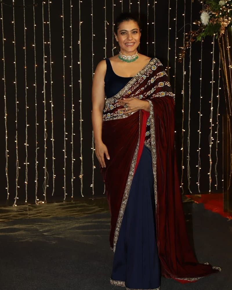 PunjabKesari,Nari, Nickyanka Reception Image, Kajol at nickyanka Reception