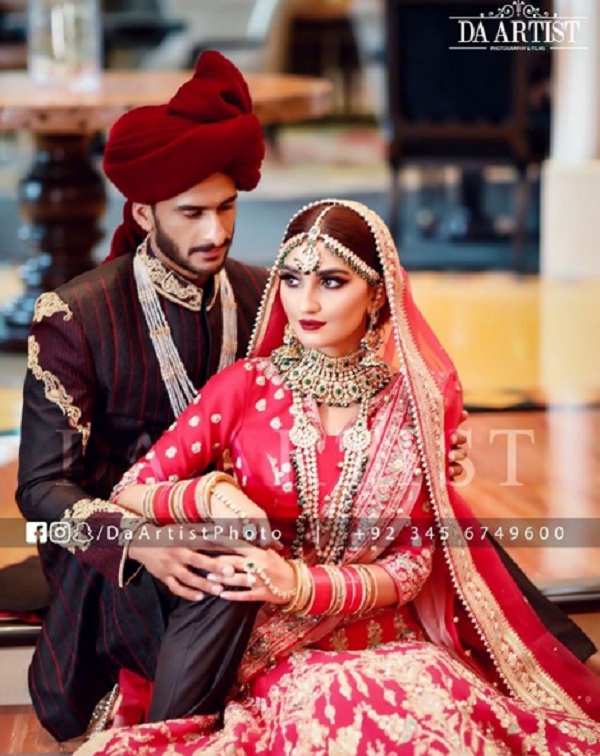 Hassan ali and Shamia aarzoo got married in dubai, Photos viral