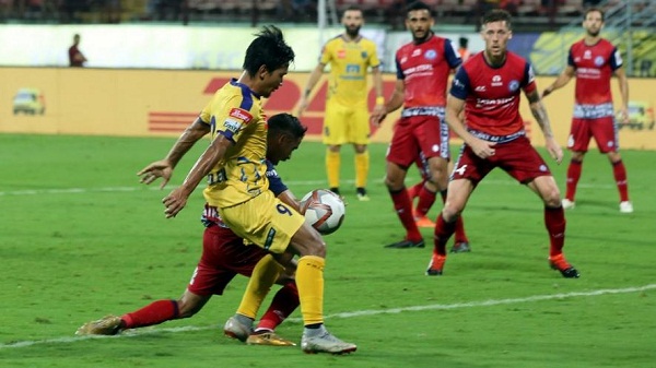 Sports news, Football news in hindi, ISL, Kerala throws, Jamshedpur 2-2 draw, Indian Super League 2018