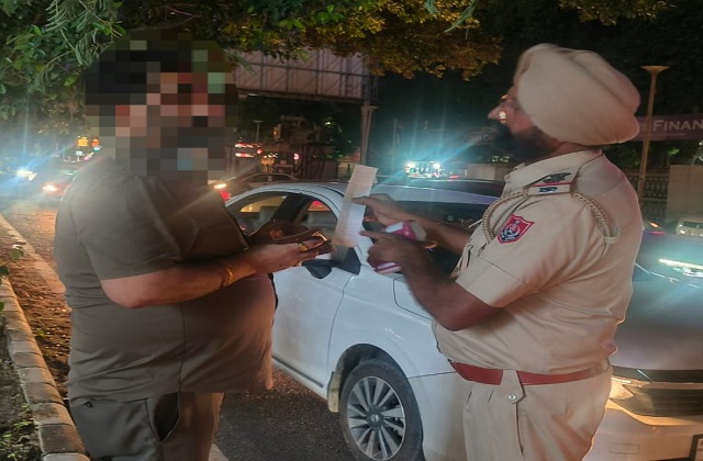 traffic police challan
