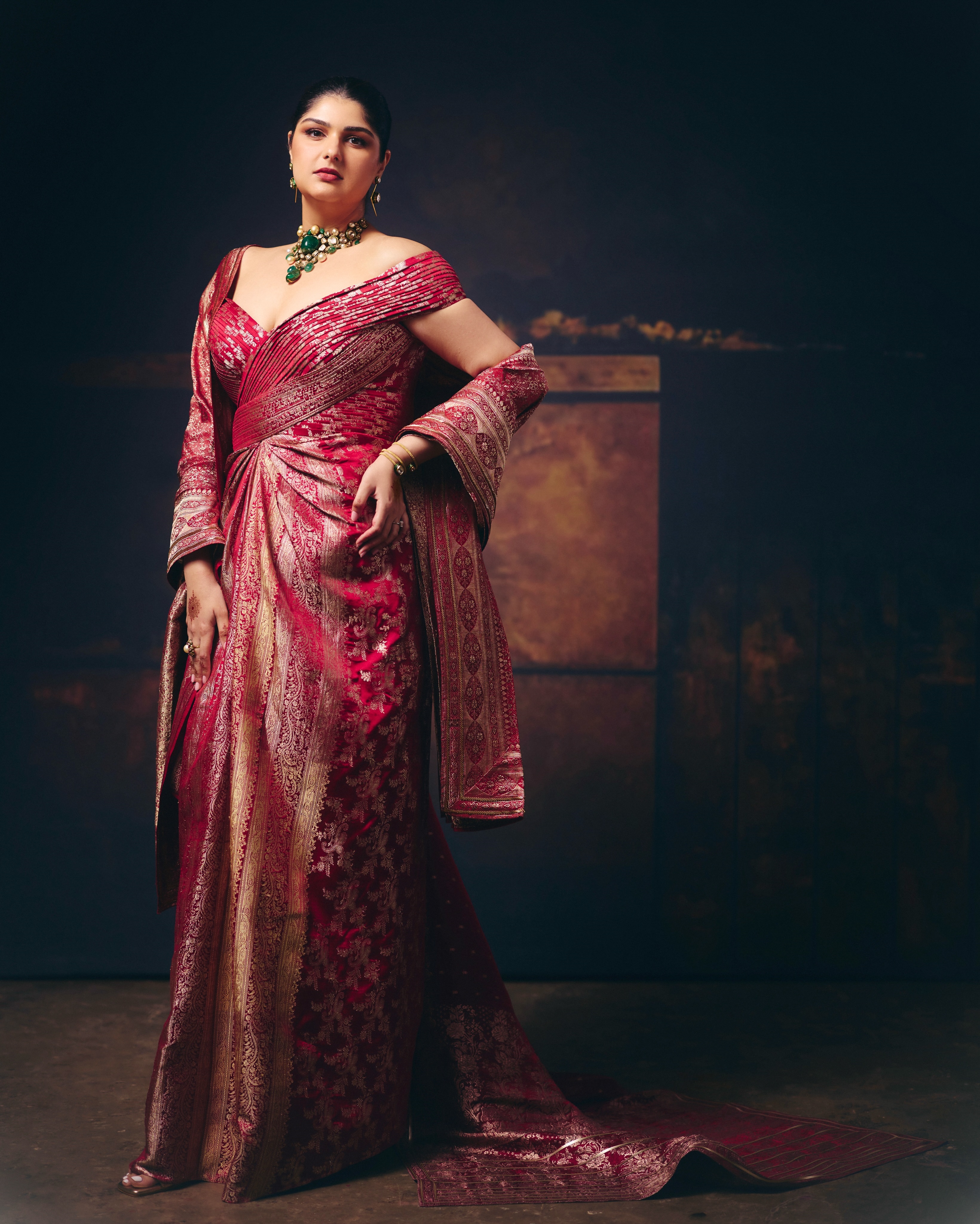 Anshula Kapoor Reception look