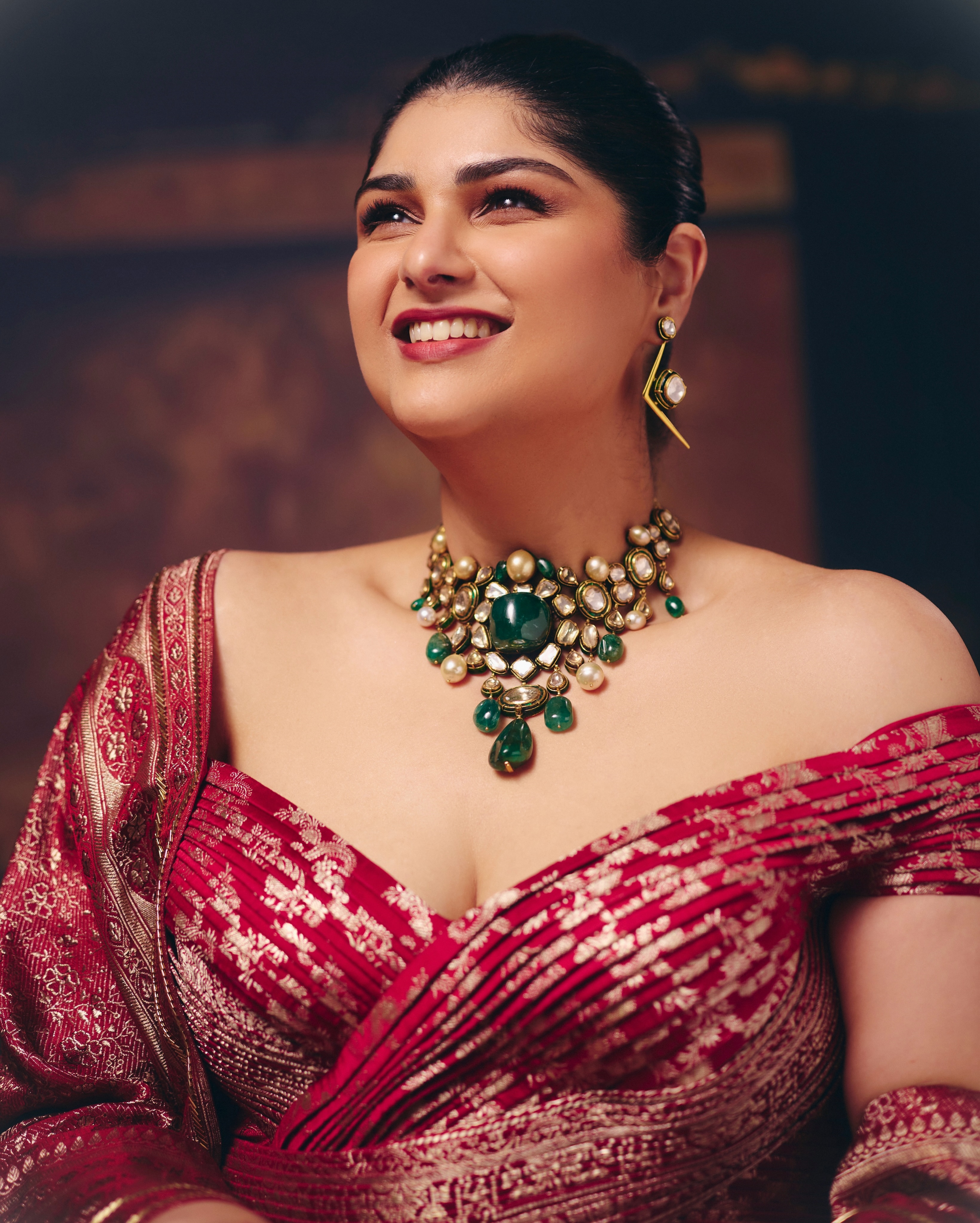 Anshula Kapoor Reception look