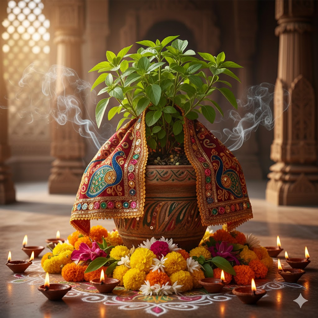 PunjabKesari Tulsi Flower Importance