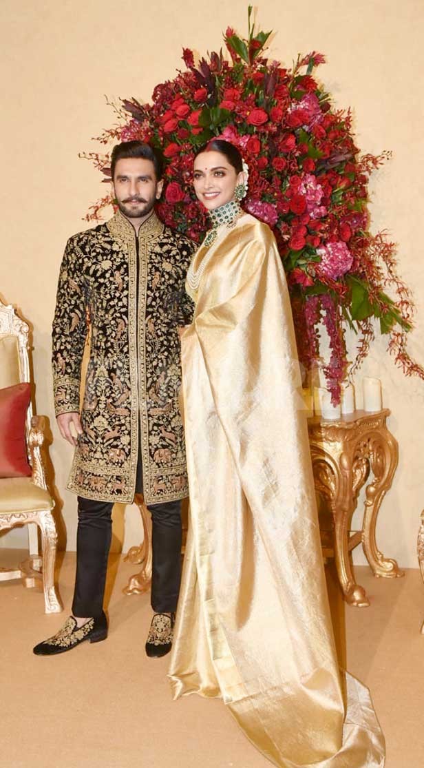 PunjabKesari, Nari, Deepveer Reception image, Deepveer image