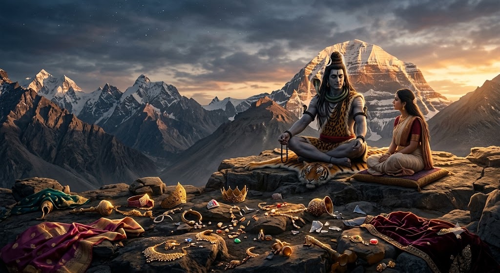Why did Lord Shiva renounce the world