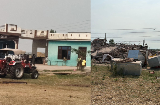 PunjabKesari, 3 Houses of Major Drug Peddlers Worth Crores Demolished In Kathua
