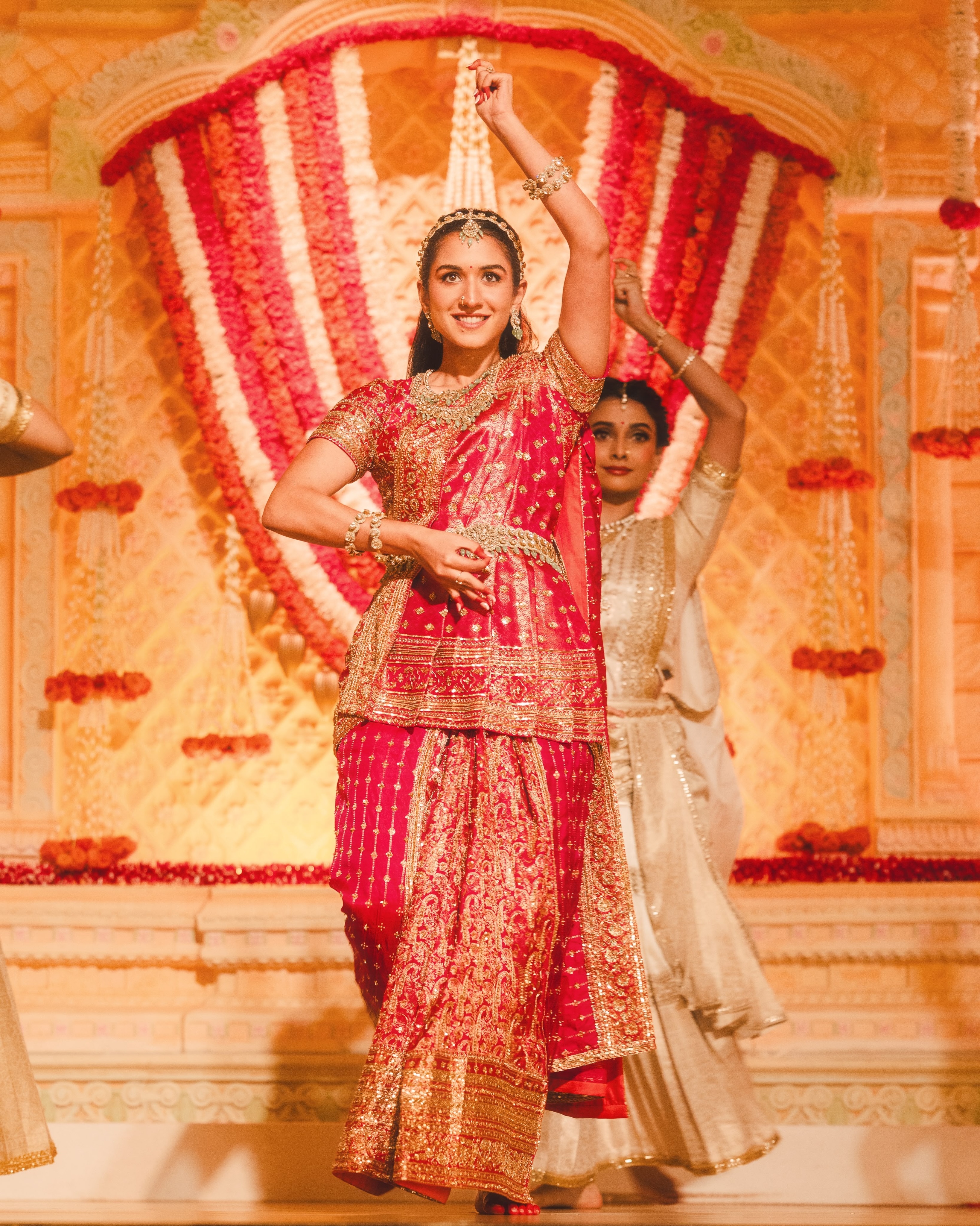 Radhika Merchant ganpati Look