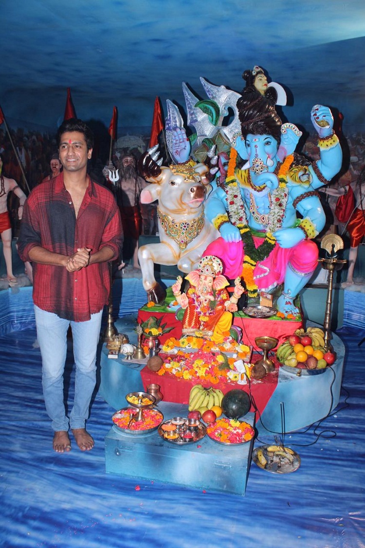 Bollywood Tadka, vicku kaushal at ganpati pandal