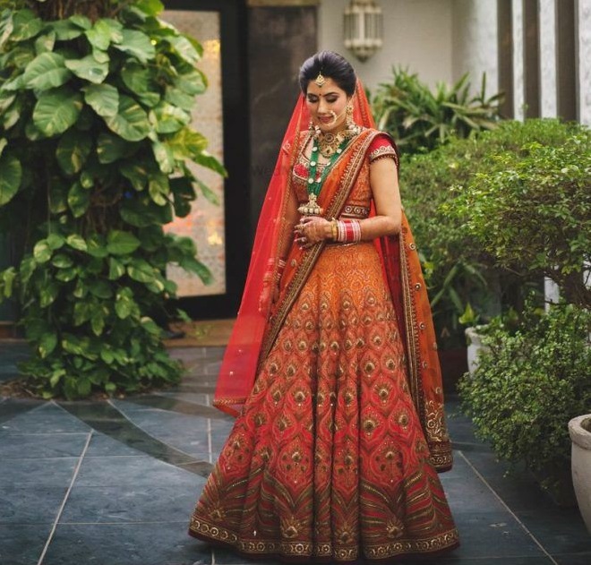 PunjabKesari,Brides reach lenga