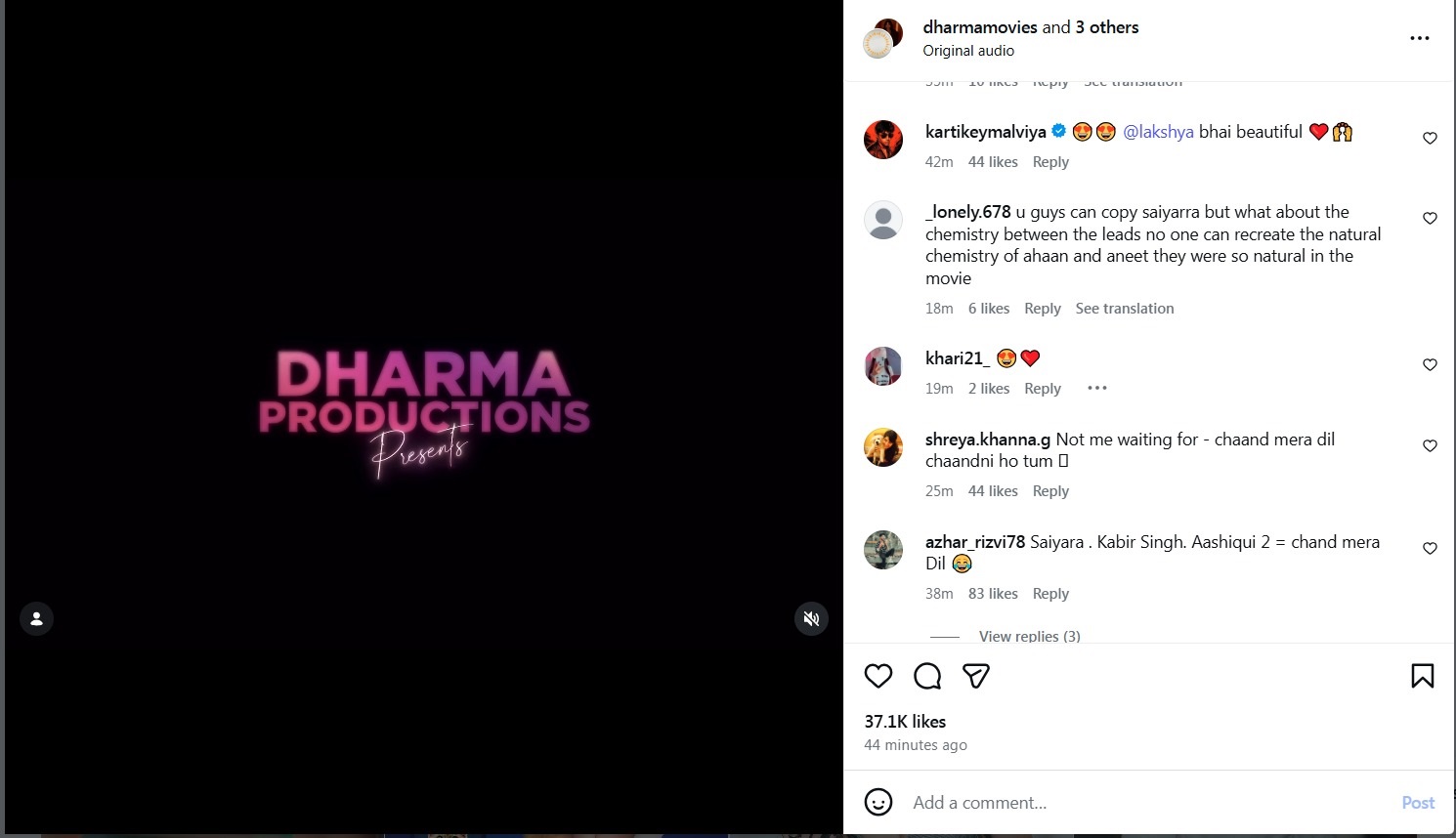 Chand Mera Dil Teaser