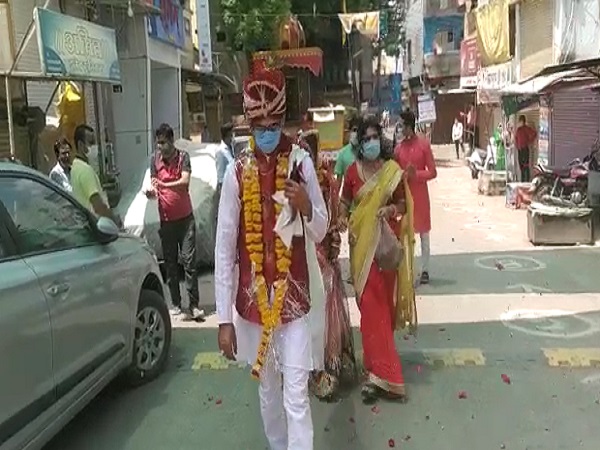 PunjabKesari, Madhya Pradesh, Indore, Anokhi Shaadi, Corona, Lockdown, Gautampura