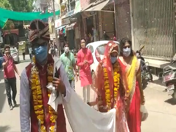 PunjabKesari, Madhya Pradesh, Indore, Anokhi Shaadi, Corona, Lockdown, Gautampura