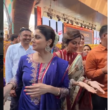 Shilpa Shetty at Lalbaugcha Raja