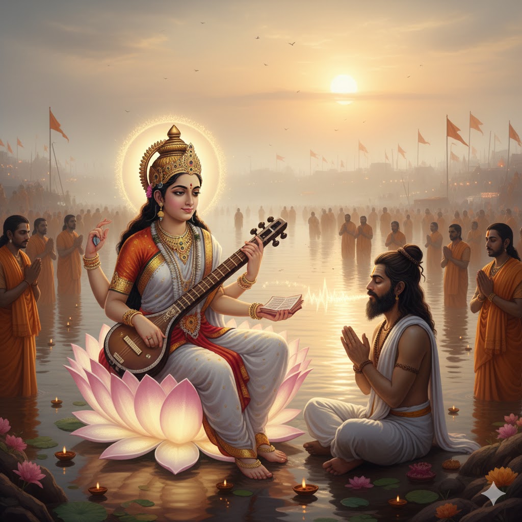Juban Par Kab Baitti hai Saraswati