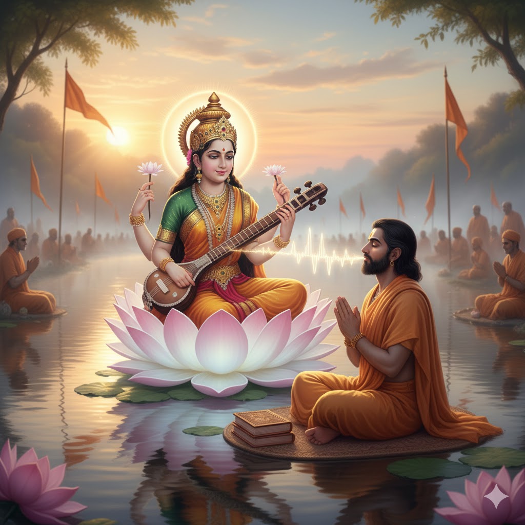 Juban Par Kab Baitti hai Saraswati