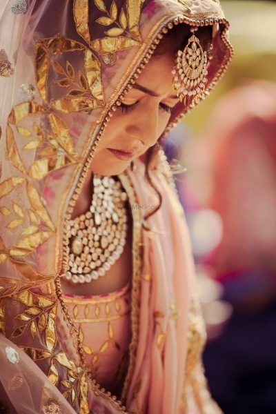 PunjabKesari, Nari, Gota Patti Work Dupatta Image, Bridal Fashion