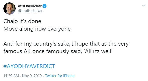 Bollywood Tadka, Bollywood On Ayodhya