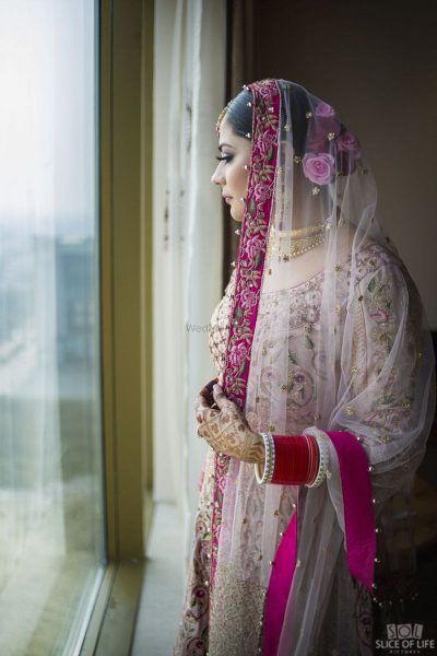 PunjabKesari,Ghoongru dupatta Image, Nari, Bridal Fashion