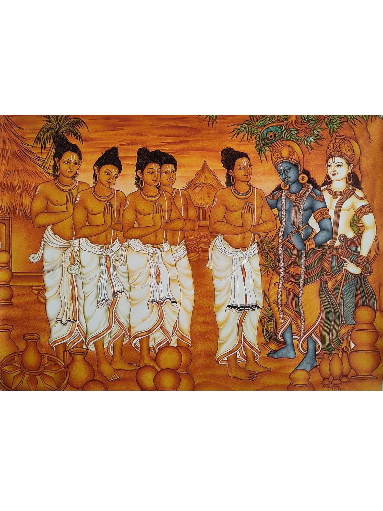 Shri Krishna and Pandavas story