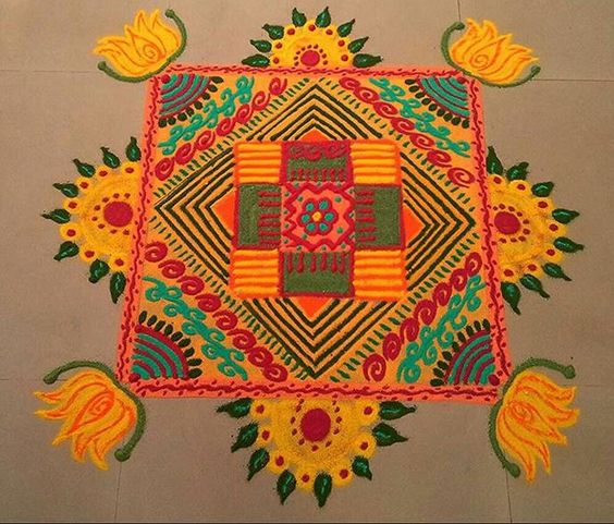 PunjabKesari,  rangoli designs images, Rangoli Design for Diwali,diwali rangoli images,ragolis photo,rangoli pic,रंगोली फोटो, रंगोली इमेज, दिवाली रंगोली
