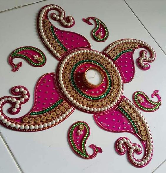 PunjabKesari,  rangoli designs images, Rangoli Design for Diwali,diwali rangoli images,ragolis photo,rangoli pic,रंगोली फोटो, रंगोली इमेज, दिवाली रंगोली