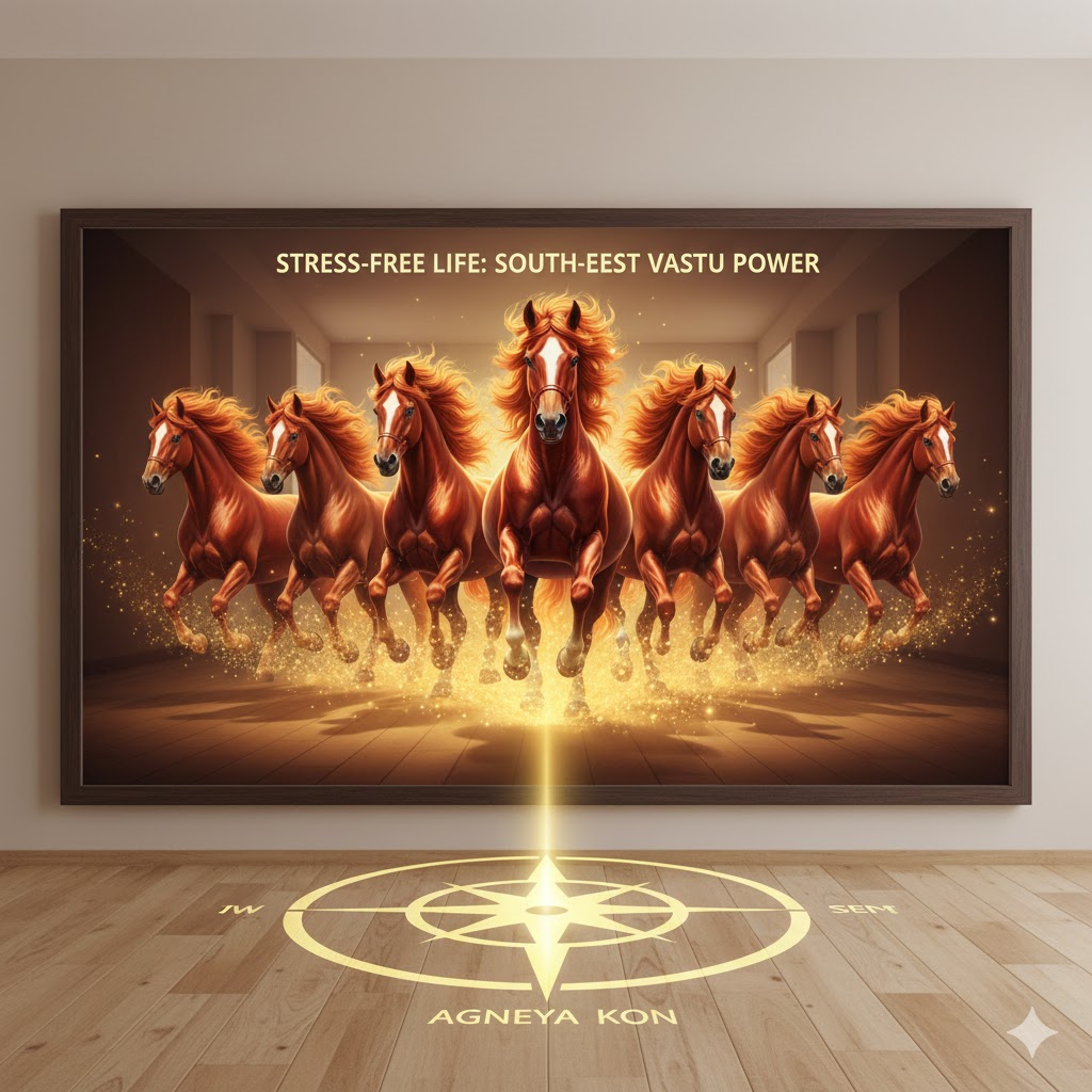 Red Running Horses Vastu