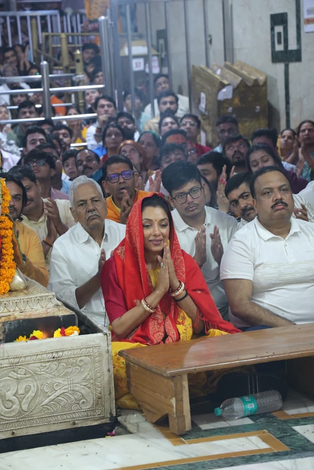 Rupali Ganguly in Ujjain