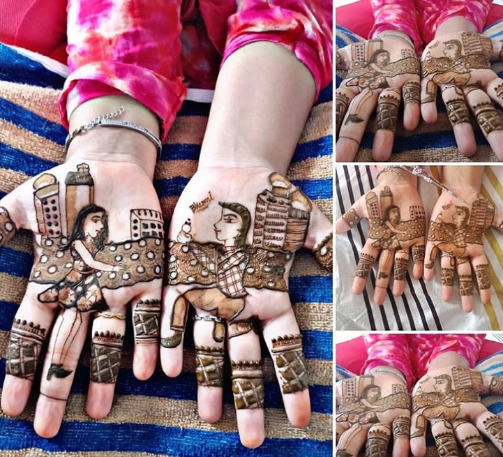PunjabKesari, मेहंदी डिज़ाइन इमेज,इंगेजमेंट मेहंदी डिजाइन इमेज,Mehndi Design Image