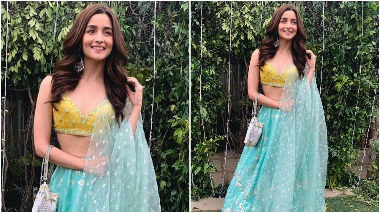 PunjabKesari, Alia in Anita Dongre 