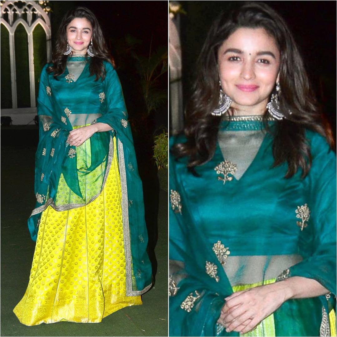 PunjabKesari, Alia Bhatt Raw Mango Lehenga, nari